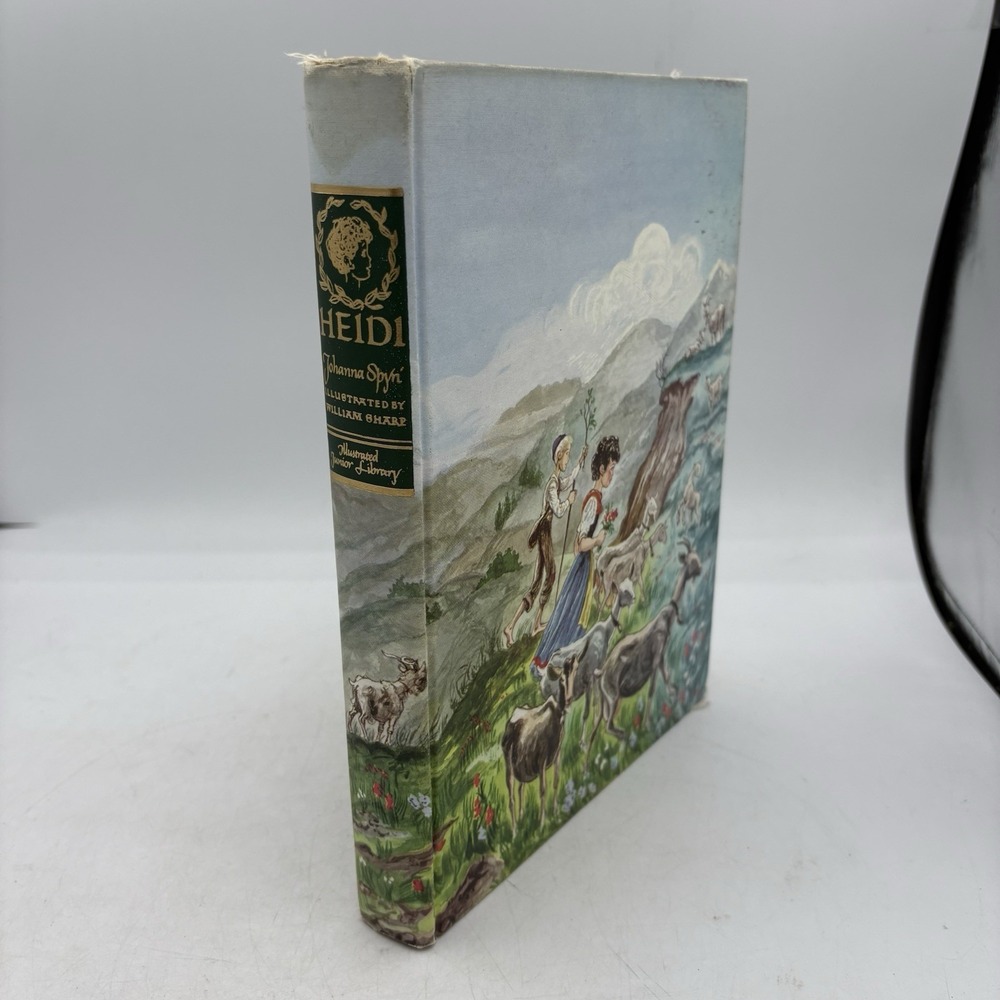 Heidi Illustrated Junior Library Grosset And Dunlap 1945 Hardcover Johanna Spyri